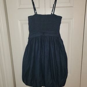 (NWOT)Jamie Nicole Denim Shirred Pouf Dress                   *See Description